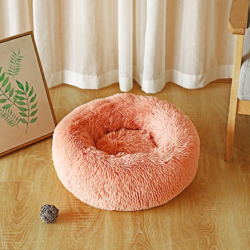 Calming Donut Anxiety Pet Bed