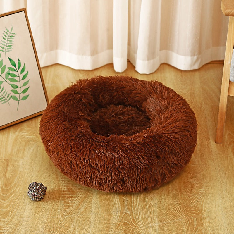 Calming Donut Anxiety Pet Bed