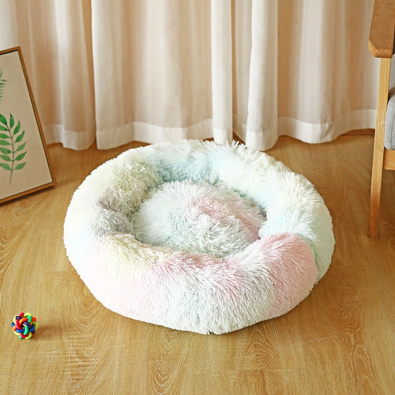 Calming Donut Anxiety Pet Bed