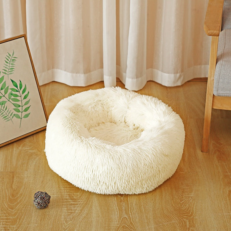 Calming Donut Anxiety Pet Bed
