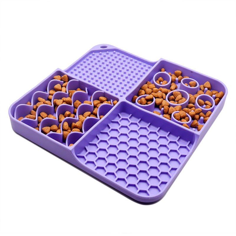 Multi-Functional Pet Lick Mat and Bowl