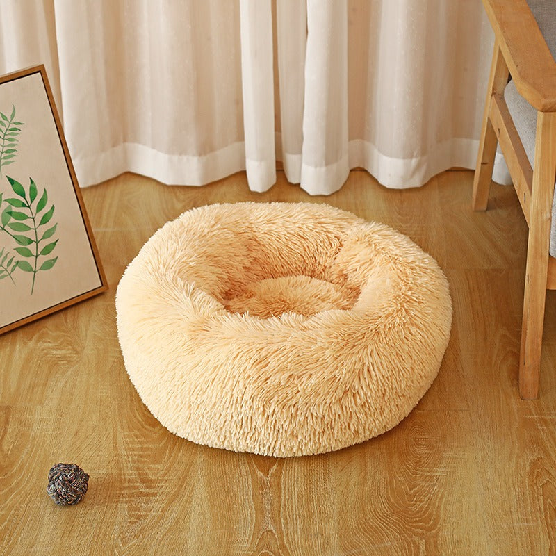 Calming Donut Anxiety Pet Bed