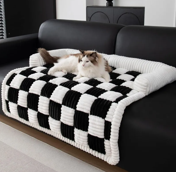 PetCozy Plush Pet Couch Bed