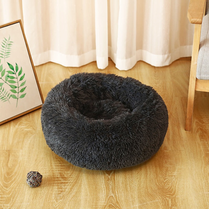 Calming Donut Anxiety Pet Bed
