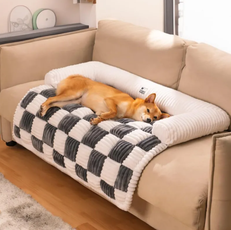 PetCozy Plush Pet Couch Bed
