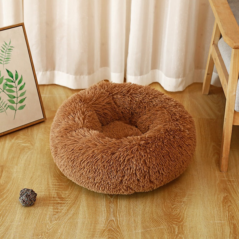 Calming Donut Anxiety Pet Bed