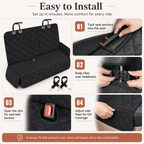 PetCozy Waterproof Pet Back Seat Cover