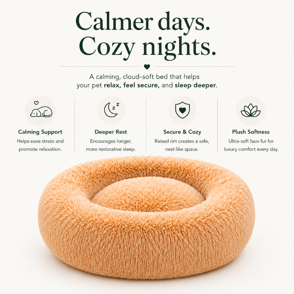 PetCozy Anti-Anxiety Calming Pet Bed