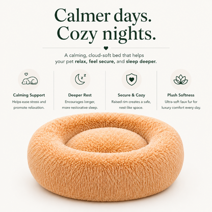 PetCozy Anti-Anxiety Calming Pet Bed