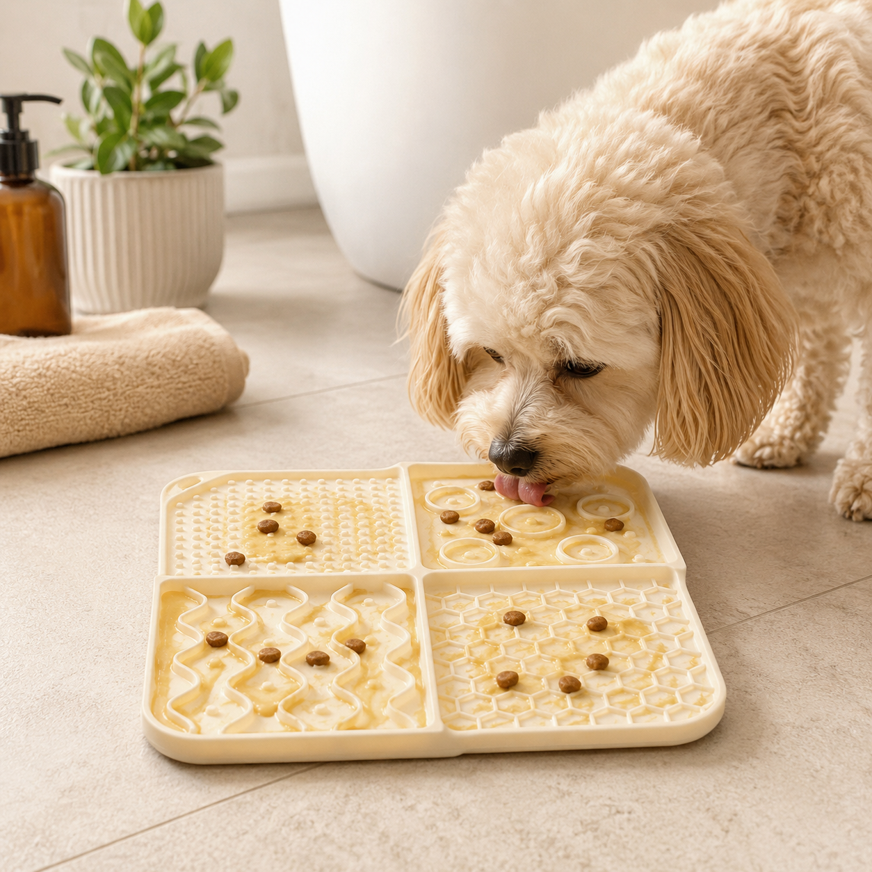 PetCozy Multi-Functional Pet Lick Mat and Bowl
