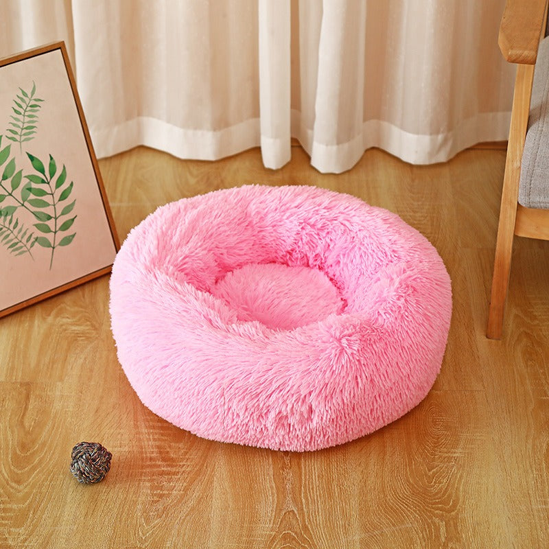 Calming Donut Anxiety Pet Bed