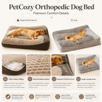 PetCozy Orthopedic Dog Bed