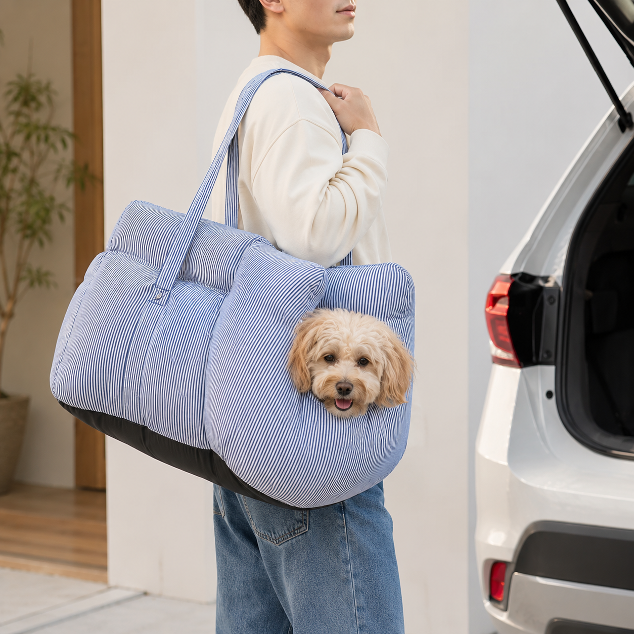 PetCozy Elevated Travel Booster Car Seat