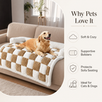 PetCozy Plush Pet Couch Bed