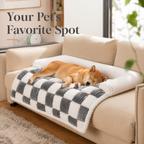 PetCozy Plush Pet Couch Bed