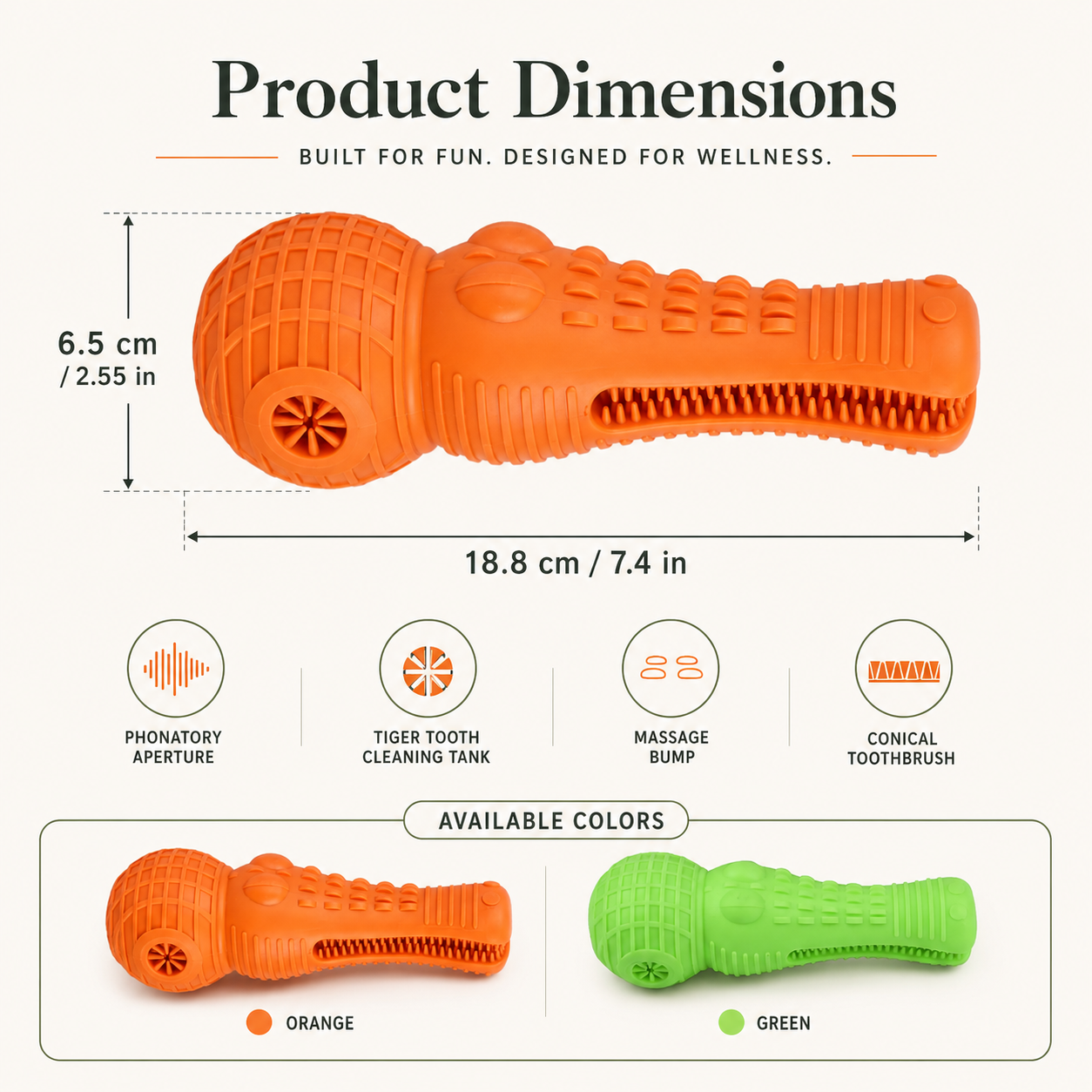 PetCozy Dog Chew Toy for Dental Care